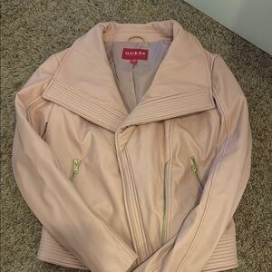 Guess Women's Blush Leather Jacket